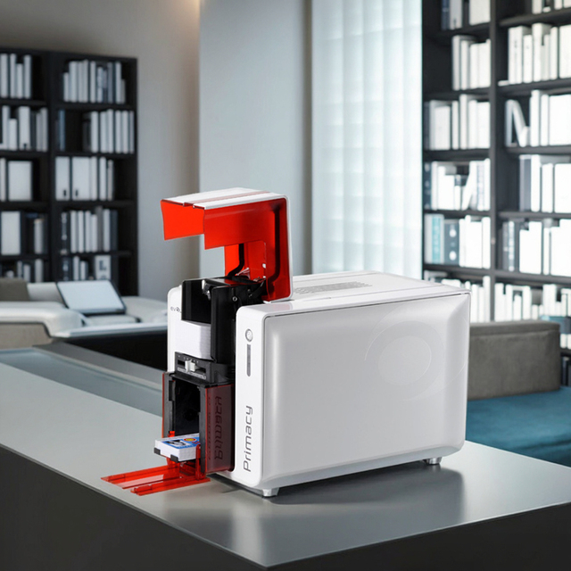 Evolis Primacy Plastic ID Card Printer 300dpi Thermal Print PVC Employee Badge Manufacturer in Stock