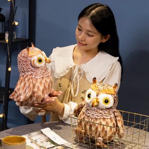 ぬいぐるみぬいぐるみぬいぐるみ,リアルなフクロウかわいい子供ギフトシミュレーション - Product Image 3