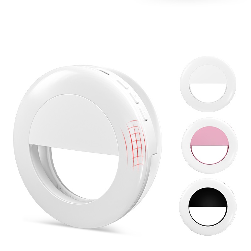 Светодиодный светильник для фотосъемки с мобильного телефона для прямой трансляции красоты круглый портативный карманный светильник