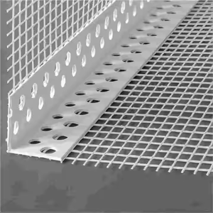 Esquina de PVC perforada con malla de fibra de vidrio/Perfil angular, directo de fábrica - Product Image 1