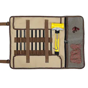 Custom Logo Roll-up Tool Bag Organizer for Tent Pegs and Camping Hammer