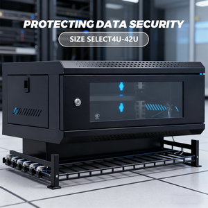 Tủ mạng kim loại 4U 19 inch, khung máy chủ internet nhỏ gọn cho trung tâm dữ liệu, lắp tường - Product Image 3