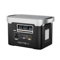 Centrale Électrique Portable 1500W/2000W pour Voiture et Extérieur, Solaire MPPT, Lithium-Ion, Onde Sinusoïdale Pure, Recharge Sans Fil, Grande Capacité, pour Véhicules de Loisirs et Événements Mobiles