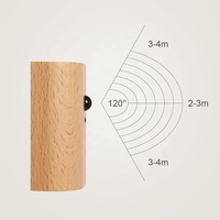 Vente flash : Lampes de nuit à capteur pour la maison, le bureau, la chambre, la cuisine, le couloir, les escaliers, éclairage moderne en bois sans fil rechargeable par USB