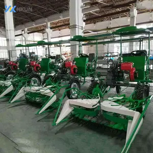 Reiss ch neider Maschine Mini Reaper Binder 4 Rad Traktor montiert Reis Weizen Reapber Binder Maschine Indien