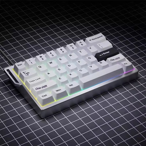 คีย์บอร์ดเกมมิ่ง Darmoshark KT35 แบบ 35% ผลิตจากอะลูมิเนียมอัลลอยด์ CNC พร้อมอัตราการส่งข้อมูล 8000Hz ไฟ RGB Backlit แบบมีสาย สำหรับ Valorant และ CS2 - Product Image 2