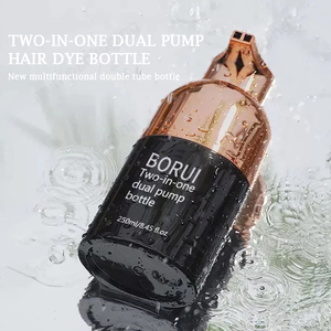 Chai Bóp Hai Ống Dầu Gội Nhuộm Tóc Rỗng Thiết Kế Mới Với Chai Bơm Tóc Kép - Product Image 4