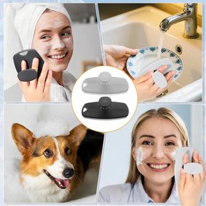 New Handheld Shower Body <b>Face</b> Buffer Premium Soft Bath Body Cleansing Brush Shower <b>Scrubber</b> Silicone Body <b>Scrubber</b> for Man - Product Image 4