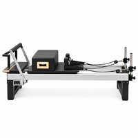 Machine de Pilates Reformer en aluminium, usage commercial, robuste, jambes réglables, écologique, garantie 5 ans, équipement de studio de gym