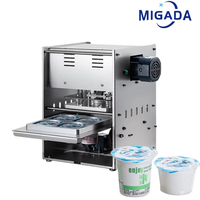 Machine de scellage semi-automatique personnalisée pour gobelets en aluminium, scelleuse de gobelets en aluminium