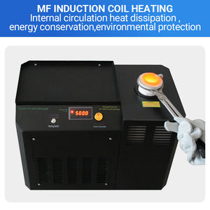 2KG Industrial Electric Gold Silver Scrap Copper Induction Melting Furnace Water Chiller Newest IGBT Product Featuring Motor - Product Image 2