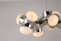 ECOJAS Nouveau design moderne Lustre en albâtre pour hôtel Villa bar Salon Décoration Éclairage
