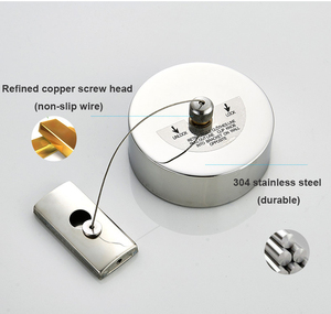 <span class=keywords><strong>Cuerda</strong></span> <span class=keywords><strong>de</strong></span> nailon <span class=keywords><strong>de</strong></span> alambre retráctil <span class=keywords><strong>extensible</strong></span> montada en la pared, <span class=keywords><strong>tendedero</strong></span> interior <span class=keywords><strong>de</strong></span> acero inoxidable 304 para el hogar del Hotel - Product Image 4