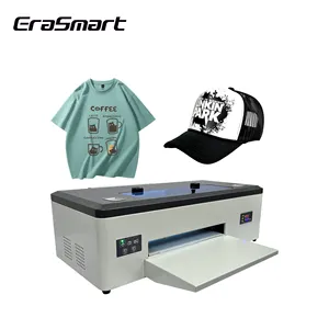 Erasmart DTF卷对卷多色热转印打印机t恤印刷机A3 DTF打印机，带XP600 1390