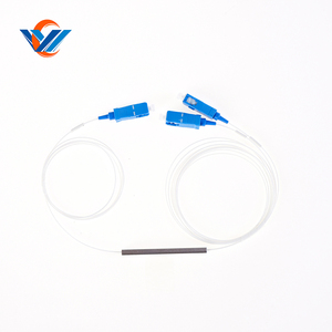 Divisor Óptico PLC SC/APC de 0.9mm, Mini Tubo de Acero 1*2, Equipo de Fibra Óptica FTTH, Longitud de Onda 1260-1650nm, G657A1, 1m, Suministro de Fábrica - Product Image 2