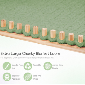 ผ้าห่มทอผืนใหญ่ขนาด70นิ้วแบบพับได้และพกพาได้สำหรับผ้าห่มขนาดใหญ่งานประดิษฐ์ทำด้วยตัวเอง - Product Image 2