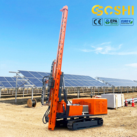 Vente en gros de piqueuses hydrauliques photovoltaïques à couple élevé pour les travaux de pieutage des fermes solaires agricoles