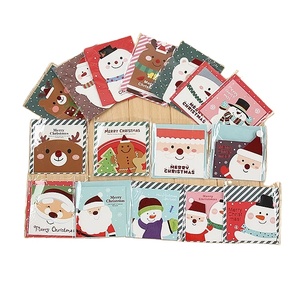 การ์ดอวยพร Merry Christmas แบบกำหนดเองการ์ดของขวัญวันหยุดส่วนตัว20ชิ้นการ์ดกระดาษวัสดุพิมพ์การ์ดอวยพร - Product Image 1