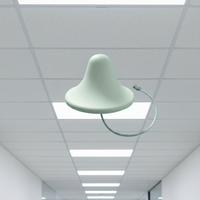 Antenne de plafond omnidirectionnelle verticale multibande 698-3800 MHz 3 dBi pour intérieur, compatible 4G LTE, 5G, Wi-Fi, IoT, large bande, cellulaire, DAS