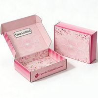 Caja de Envío para Artículos de Artesanía, Impresa Personalizada, Mini Caja de Cartón Corrugado para Envío de Ropa y Mercancías, Marca de Primera Calidad PT