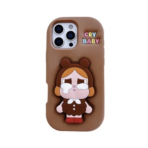 Funda <span class=keywords><strong>de</strong></span> Silicona con Dibujos Animados para Teléfono Móvil, Antigolpes, para 11/13/14/15/16 Pro/17 Pro Max, Soporte 3D con Agarre (2 en 1) - Product Image 6