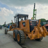 Niveleuse à roues d'occasion de haute qualité CAT 140H/140K/140G avec moteur, pompe, boîte de vitesses et PLC - Modèle 2022 d'origine américaine pour la construction routière