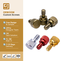 Vis à molette micro-cannelées métriques en cuivre, laiton, aluminium A2-70, acier inoxydable, usinées sur mesure, M2 M3 M4, à tête cylindrique