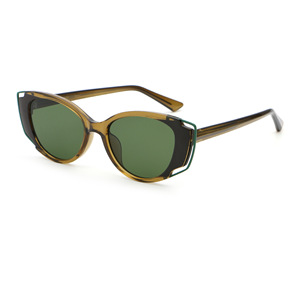 Nouvelles <span class=keywords><strong>lunettes</strong></span> <span class=keywords><strong>de</strong></span> <span class=keywords><strong>soleil</strong></span> œil-<span class=keywords><strong>de</strong></span>-chat <span class=keywords><strong>de</strong></span> créateur pour femmes, colorées et originales, protection UV400, monture en métal CP, idéales pour les blogueuses, personnalisables pour votre propre marque - Product Image 4