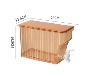 <span class=keywords><strong>Distributeur</strong></span> de boissons glacées en plastique avec robinet sans fuite <span class=keywords><strong>Distributeur</strong></span> de boissons pour réfrigérateur avec robinet pour fête - Product Image 5