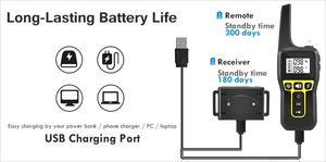 <span class=keywords><strong>Collar</strong></span> de entrenamiento para perros personalizado al por mayor con control remoto, herramienta de entrenamiento para mascotas recargable sin ladridos, collares para cachorros - Product Image 4