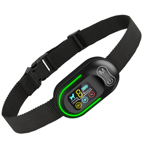 Collier de dressage pour chien rechargeable et étanche Bark Control avec écran couleur et mode de choc électrique pour l'entraînement du comportement des animaux de compagnie - Product Image 5