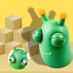 <span class=keywords><strong>Giocattolo</strong></span> Antistress Sensoriale Eye Pop Bug, Verme Verde in PVC con Occhi Saltellanti, Regalo di Natale e Compleanno per Bambini - Product Image 5