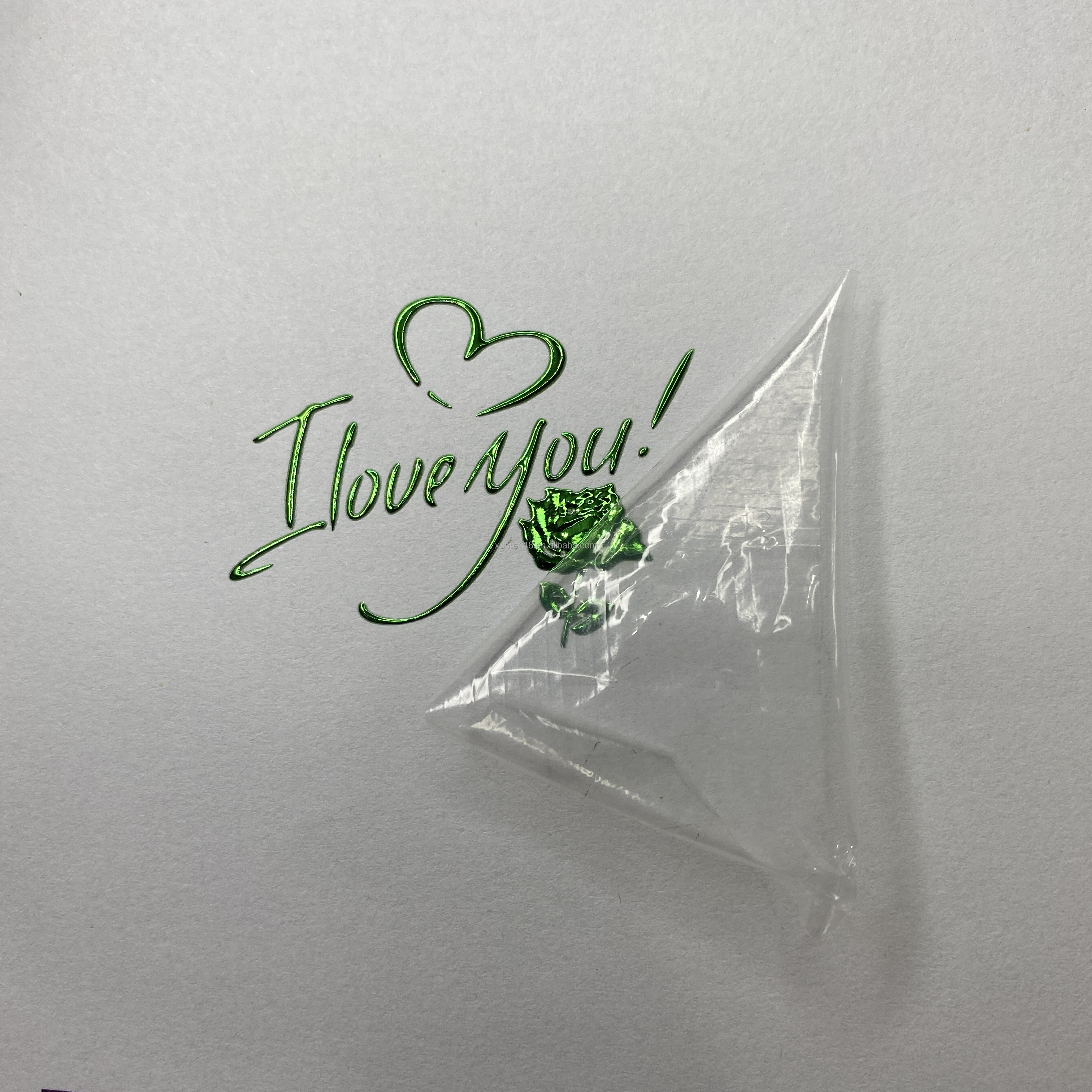 Custom Luxurious Self-Adhesive PVC UV Transfer Printing Waterproof Labels Rectangular Shape
