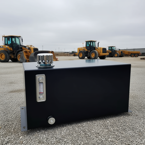 Tanque de Acero de 10 Galones para Fluido Hidráulico de Alta Resistencia con Manómetro y Filtro para Tractores y Camiones, Depósito de Transferencia de Combustible - Product Image 2