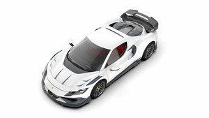 ชุดแต่<span class=keywords><strong>ง</strong></span>คาร์บอนไฟเบอร์สำหรับ Ferrari 296GTB คาร์บอนไฟเบอร์แห้ง 296 ชุดแต่<span class=keywords><strong>ง</strong></span>สปอยเลอร์ดิฟฟิวเซอร์หน้า ฝากระโปร<span class=keywords><strong>ง</strong></span> บั<span class=keywords><strong>ง</strong></span>โคลน สภาพใหม่ ไม่มีรีวิว - Product Image 5