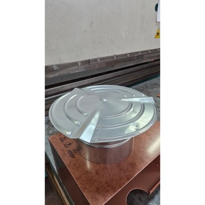 Tapa de chimenea de acero galvanizado tipo inserto, cubierta fija para chimeneas de techo - Product Image 4