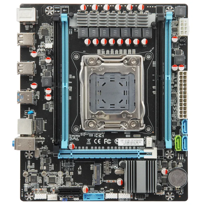 Hot Selling Hochleistungs-Intel X99-Chipsatz ATX 4 * DDR3-Motherboard unterstützt Intel Socket 2011-v3-Core i7 Xeon-Serie