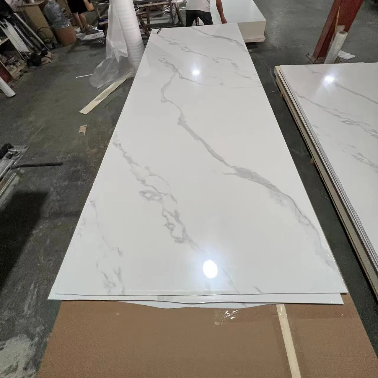 5mm 8mm duvar kaplama ahşap plastik panel ahşap kaplama bambu levha