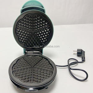 Machine à gaufres électrique domestique très vendue, 5 empreintes rondes, mini <span class=keywords><strong>gaufrier</strong></span> en <span class=keywords><strong>forme</strong></span> de cœur pour le <span class=keywords><strong>petit</strong></span>-déjeuner - Product Image 4