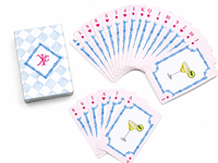 Cartes à jouer en papier personnalisées avec logo, impression couleur, haute qualité, vente en gros, pour jeux de société, mariages et soirées amusantes