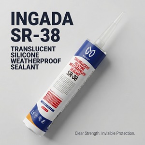 INGADA SR-38 Neutraler Transluzenter Silikon-Wetterfester Dichtungskitt für Bau und Außenbereich - Product Image 2