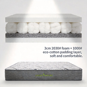 Matelas en fibre de charbon de bambou à accumulation de chaleur pour les pays froids, garde au sec et au chaud, matelas à ressorts ensachés hypoallergénique - Product Image 4