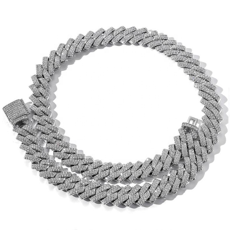 925 Sterling Silver Ice Out Diamond