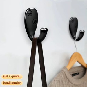 Cổ mộc mạc cổ điển treo tường Móc áo khoác nhỏ giá & cửa móc áo nhiều phong cách tiết kiệm không gian antiqued móc áo - Product Image 4