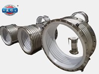 Compensateur ondulé chimique en acier inoxydable avec bride, tuyau métallique tressé, tuyau en acier inoxydable doublé PTFE, basse pression, 1 pièce