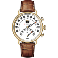 Nouvelle montre mécanique multifonctionnelle étanche unique avec mouvement à heures sautantes et boîtier de mouvement apparent