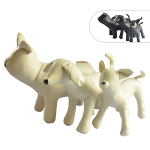Perchas de Cuero PU Ecológicas, Resistentes a la Decoloración, Cómodas, <span class=keywords><strong>para</strong></span> Exhibición de Ropa de Mascotas, Tallas S/M/L - Product Image 1