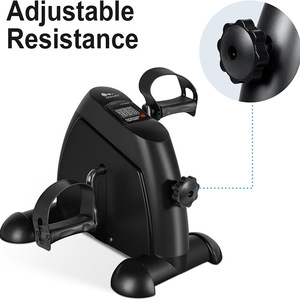 <span class=keywords><strong>Mini</strong></span> Bicicleta Estática, Bicicleta de Ejercicio Debajo del Escritorio, Pedalador con Resistencia Magnética Ajustable, Entrenador de Brazos y Piernas, Pantalla LCD, Gimnasio en Casa - Product Image 2