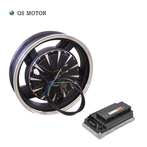 QSMOTOR 16X3.5inch 3000W V1.2 72V 90kph Electric Motorcycle Hub Motor <strong>Kits</strong> Electric Power <strong>Train</strong> With Motor Controller - Product Image 2