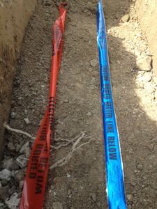 Ruban d'avertissement détectable souterrain en feuille d'aluminium, échantillon gratuit en gros, directement de l'usine - Product Image 6